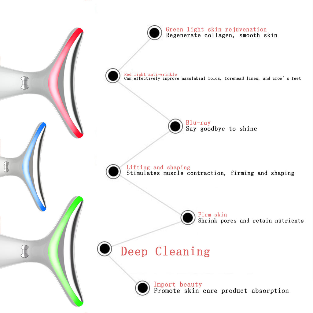 Farbtherapie Nacken Massagegerät – LED Beauty Instrument