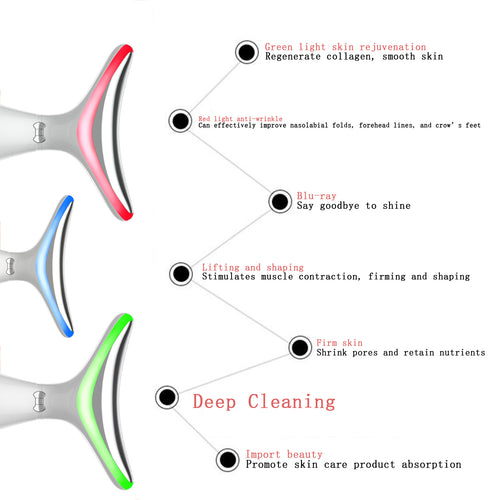 Farbtherapie Nacken Massagegerät – LED Beauty Instrument